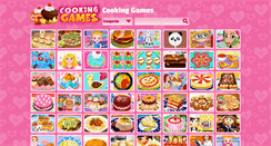 Desktop Screenshot of cooking-games.com